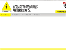 Tablet Screenshot of cercaselectricasymas.com